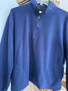 Hot Ice fleece Logo Half-Zip Pullover Sweater XL - Picture 1 of 7