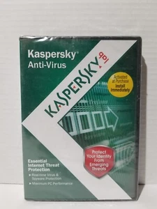 KASPERSKEY Lab Anti-Virus Protection PC Computer Security Software NEW Sealed - Picture 1 of 7