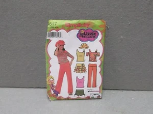 LIZZIE MCGUIRE SIMPLICITY MUSTER 4617 UNGESCHNITTEN Größe 8-16 HOSENROCK KAPPE OBERTEILE  - Bild 1 von 3