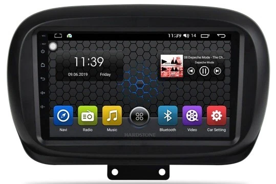autoradio customfit android hardstone HS FIA11-ELC per Fiat 500X dal  2014+ - Immagine 1 di 1