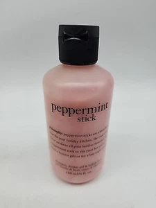 Philosophy Peppermint Stick Shampoo Shower Gel Bubble Bath 6oz Travel New Sealed - Picture 1 of 2