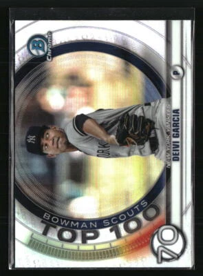 Deivi Garcia 2020 Bowman Chrome #BTP-70 BASEBALL Card - Image 1 of 2