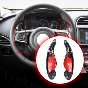 Carbon Fiber Steering Wheel Shift Paddle Extension For Jaguar XF XJ XE XFL Parts - Picture 1 of 10