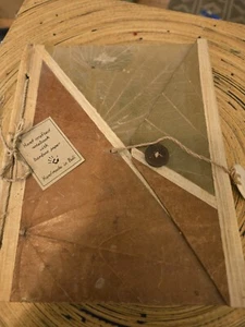 Handmade bamboo paper natural journal - Picture 1 of 4