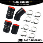 Piece Of 4 Intercooler Silicone Tube Fit For Ford F250 F350 2003-2007 Only 6.0L