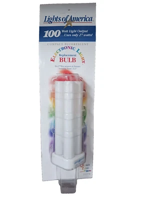 LIGHTS OF AMERICA 27w 4-Pin Quad Lite Electronic Replacement Bulb - 100w - Image 1 of 4