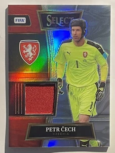 PETR CECH 2022-23 Panini Select FIFA Swatches Jersey SILVER PRIZM Player Worn - Picture 1 of 1