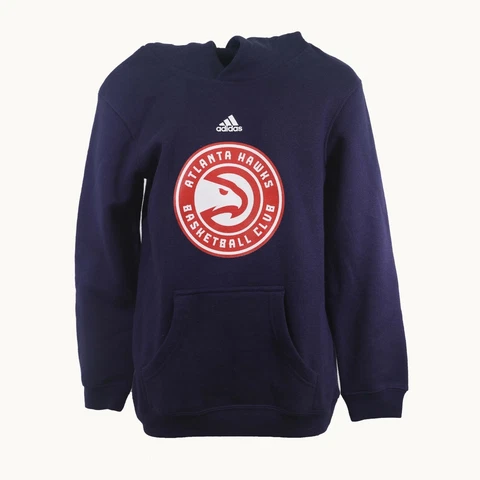 Atlanta Hawks Official NBA Adidas Kids Youth Size Hooded Sweatshirt New Tags Cover