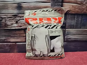 RBX 4er Pack Rundhals Baumwolle klassische T-Shirts weiß grau schwarz Herren Größe S - Bild 1 von 5