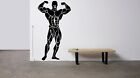 Bodyduilding Posing Muscle Fitness Workout Gym Wall Vinyl Decal Art Design Tk119