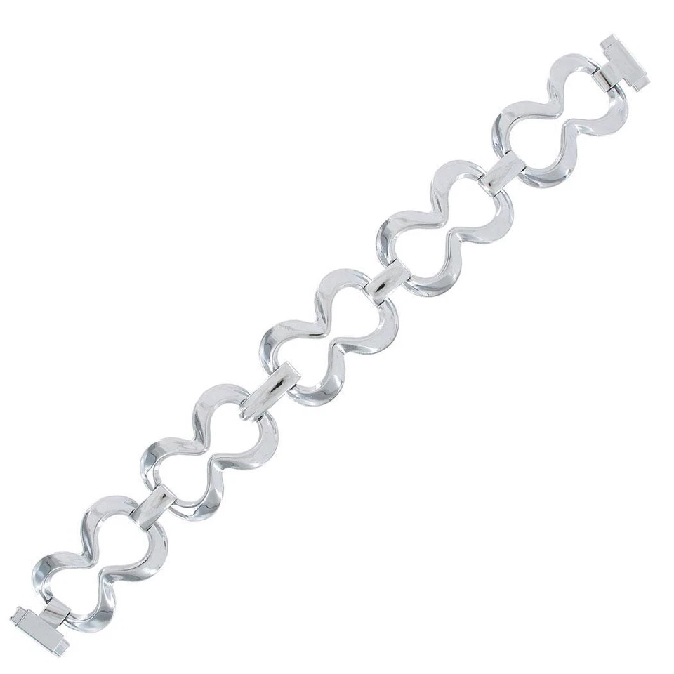 8-11mm Vintage Silver Tone Ladies Replacement Watch Band Bracelet - Image 1 of 3