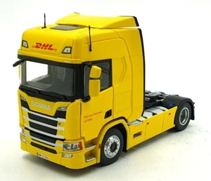 Marge Models 1/32 Scale 2014-04-01 - Scania R500 4x2 Truck DHL Edition - Yellow - Picture 1 of 5