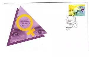 2011 FDC. Women's Day. Pict.FDI "EDITHVALE" - Picture 1 of 1