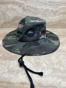 O'Neill Adult Camo Green Booney Bucket Hat Outdoor Drift Beach One Size - Picture 1 of 4