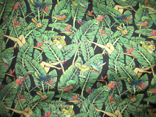 New listing
		60" Wide Spandex Lycra Jungle Leaves Leopards Beetles Riding Bikes 2 Yards