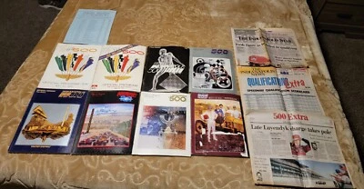 INDY 500 Programs Lot of 8, 60,71,81, 82,83,84,85 And 86 & Indy 500 Newspaper 93 - Image 1 of 4