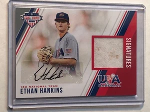 ETHAN HANKINS 2018 Panini USA Stars & Stripes Material Signatures AUTO #'d /299 - Picture 1 of 2