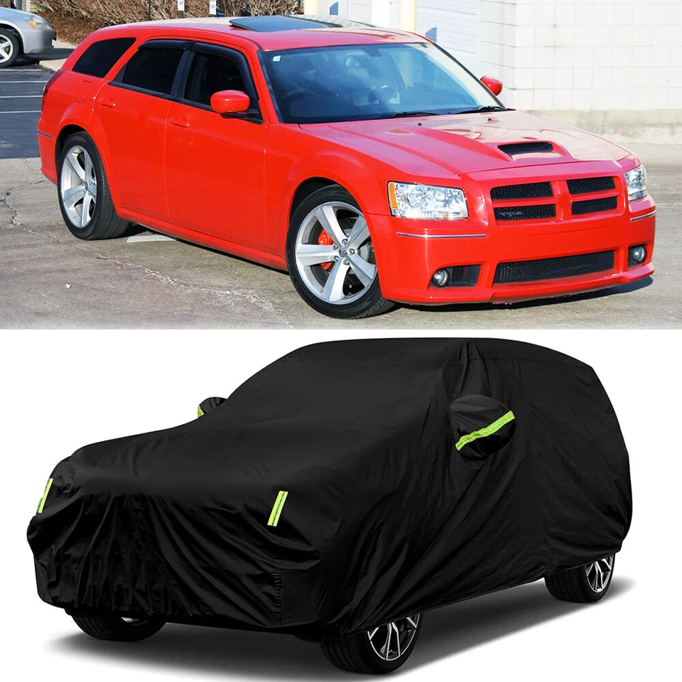 Cubierta completa para automóvil exterior impermeable protección UV contra polvo personalizada para Dodge Magnum R/T Foto 1 de 4