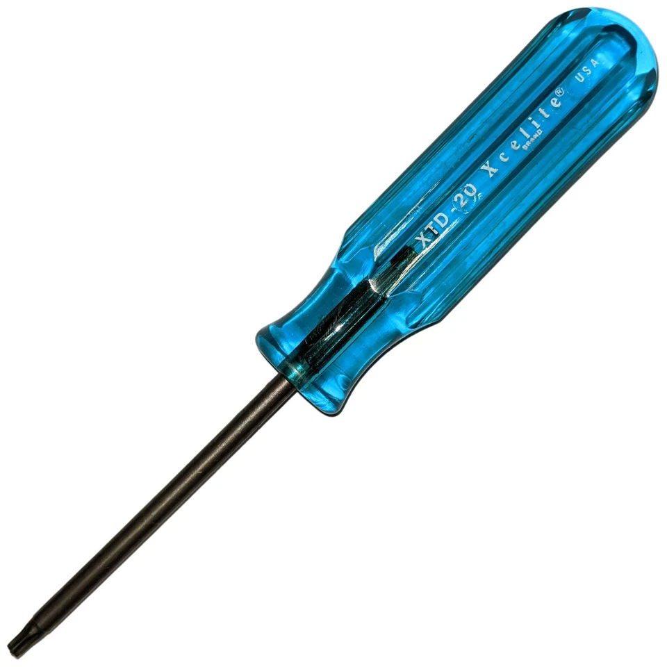 Xcelite XTD20 Chromium Vanadium Steel Torx Round Blade Screwdriver, T20 Head - Image 1 of 1