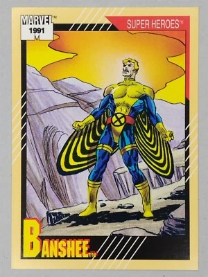 BANSHEE X-MEN Karte 1991 TCG Impel Marvel Figuren Vintage Animation Heros #36 - Bild 1 von 4