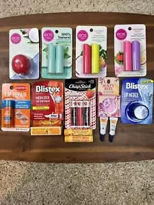 Mixed Lot Lip Care Products..EOS,Blistex,Burt’s Bees…. NEW In Package - Picture 1 of 3