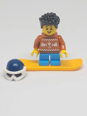 LEGO Advent City Boy Navidad Vacaciones Suéter Minifigura de 60436 Foto 1 de 2