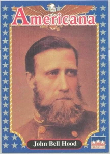 JOHN BELL HOOD, CIVIL WAR CONFEDERATE GENERAL #189--1992 Americana Military Card - Picture 1 of 2