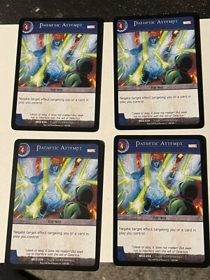 VS System - Pathetic Attempt - Marvel Coming Of Galactus TCG CCG Marvel MCG-039 - Image 1 of 2