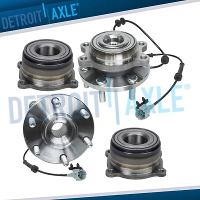 Conjunto de módulo de buje de cojinete de rueda delantera y trasera 4x4 para Frontier Xterra Equator Foto 1 de 4