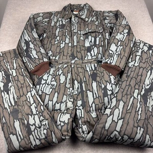 Vintage Blue Bill by RedHead Trebark Insulated Suit Small Freezer Hunting Camo - Picture 1 of 19