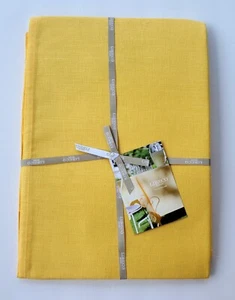 Libeco Belgium Linen Blend Tablecloth Lemon Yellow 82.5” x 82.5” – NEW - Picture 1 of 3