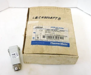 (10) THOMAS&BETTS CH803AP SINGLE LEVER POS-E-KON HOOD TOP ENTRY PLASTIC 1 X 3/8" - Picture 1 of 5