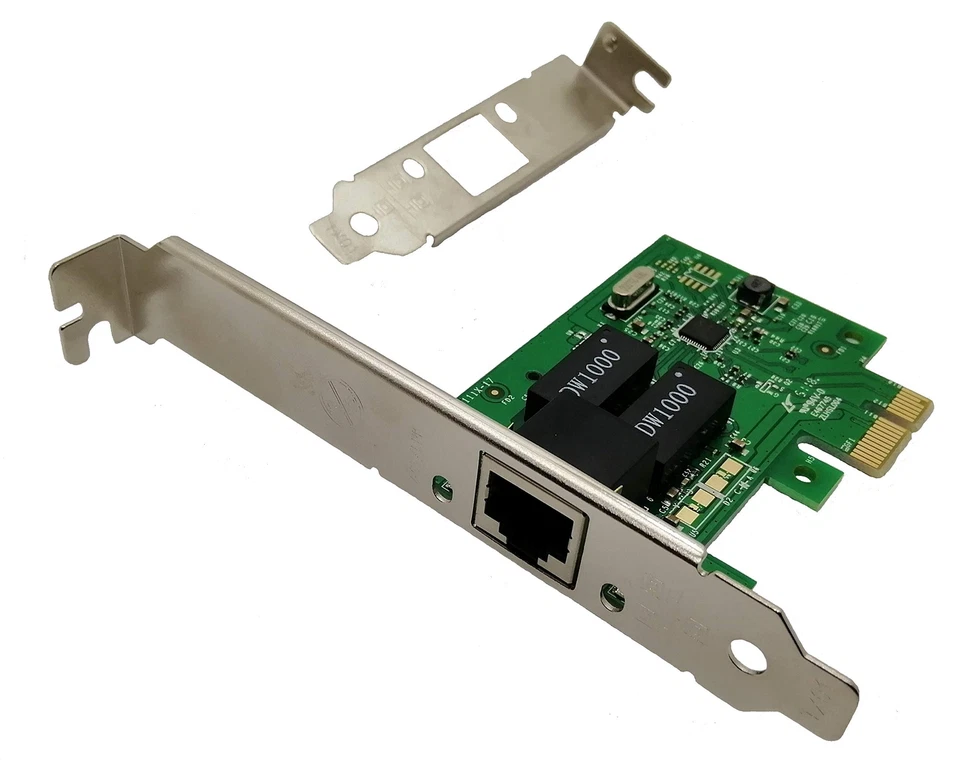 Realtek Chipset Gigabit PCI Express Ethernet Network Interface Card with Low ... - Image 1 of 4