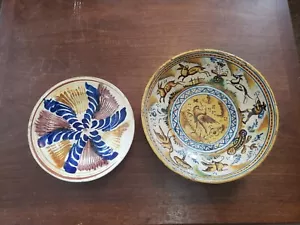 Vintage French Quimper Pottery - Set of 2 Serving Bowls - Picture 1 of 12