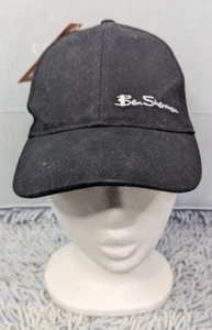 Ben Sherman - Mens - Baseball Cap - Black - Adjustable Sizing Strap - BNWT - Picture 1 of 8