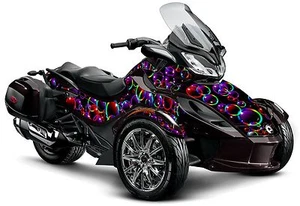Can Am Spyder ST ST-S graphic wrap decal kit "Bubble Wrap" - Picture 1 of 1
