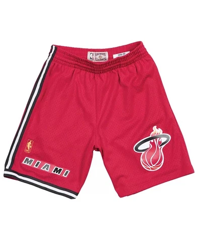 Mitchell & Ness NBA Swingman Road Shorts Miami Heat 96-97 100% Authentic (L) Cover