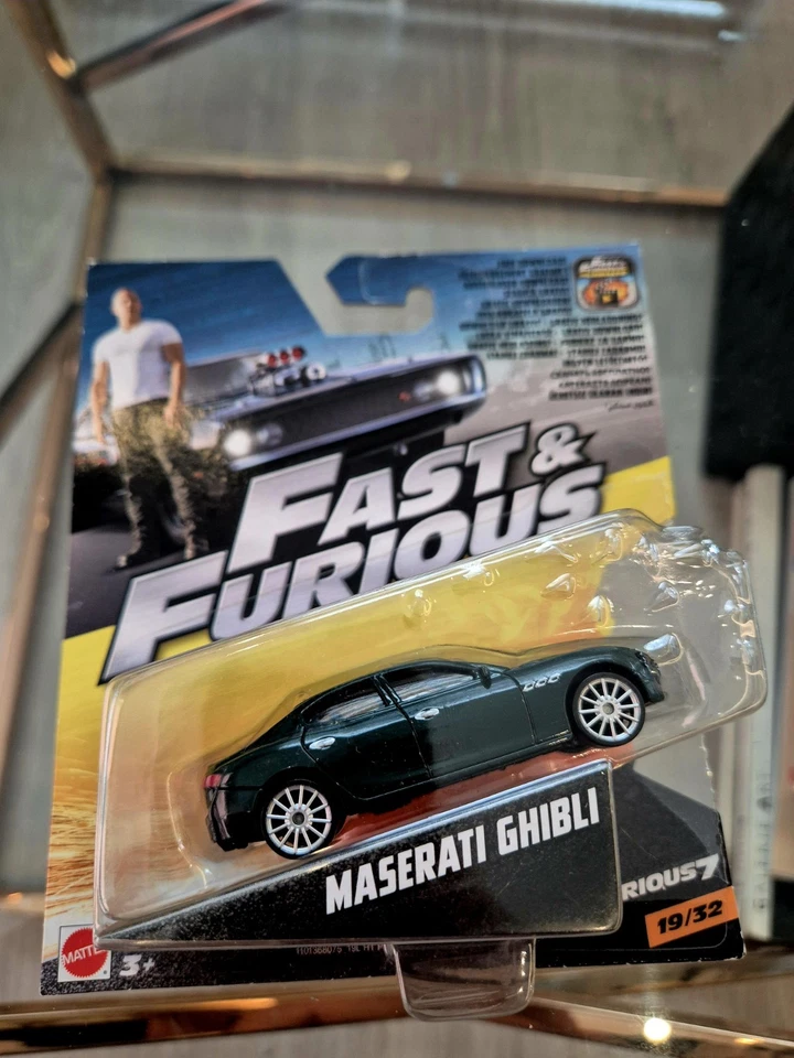 Mattel Fast & Furious Maserati Ghibli escala 1:55 diecast 19/32 Furious 7 Foto 1 de 1
