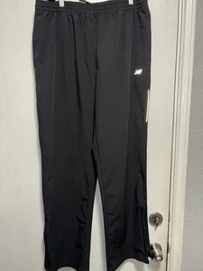 Felpa New Balance Uomo XLarge Nera Track Joggers Caviglia Zip Riflettente - Foto 1 di 5