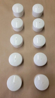 Lote de 10 - 2" LANZAS PVC Horario 40 Tapa Deslizante 447-020 *** ENVÍO GRATUITO *** Foto 1 de 4