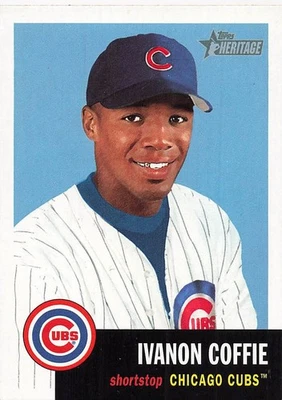 IVANON COFFIE 2002 TOPPS HERITAGE BASEBALL #309 - Image 1 of 2