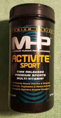 MHP Premium Series Activite Sport Time Release Multi-Vitamin - 120 Tabs - 1/2027 - Image 1 of 4