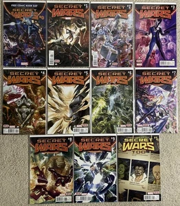 Secret Wars #0-9 Complete 3rd Series Set 2015 Marvel Comics Lot Jonathan Hickman - Picture 1 of 12