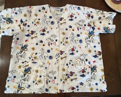 Landau Women's Snap Front Warm-Up Scrub Jacket-3XL - Image 1 of 4