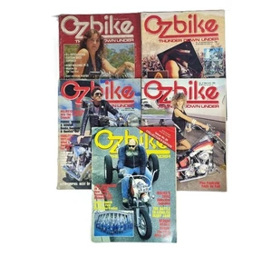 VTG Oz Bike Magazine Thunder Down Under Bundle lot 20, 24, 25, 27 &29 1984/1985 - Imagen 1 de 19