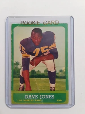 1963 Topps Dave "Deacon" Jones #44 football card Los Angeles Rams - Image 1 of 3