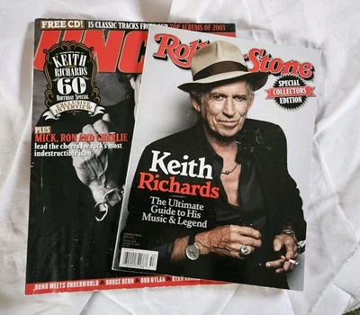 Keith Richards Of The Rolling Stones 2 Magazines - Image 1 of 4