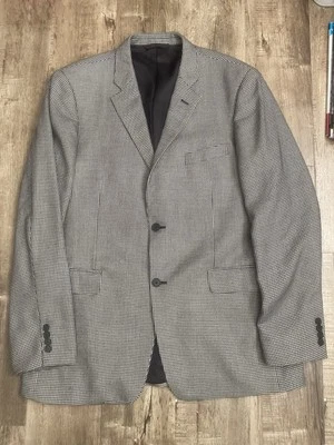 Blazer John W. Nordstrom Pata de Gallo Loro Piana 100% Cachemira Talla 44L Foto 1 de 4