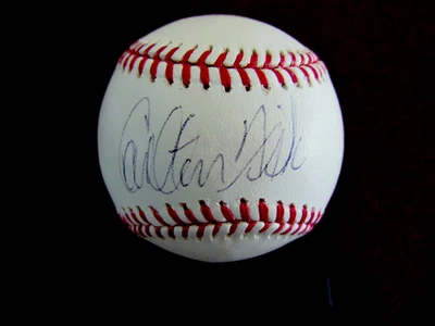 CARLTON FISK ROY BOSTON RED SOX WHITE SOX HOF SIGNED AUTO OML BASEBALL TRISTAR - Image 1 of 3