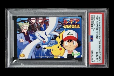 Tarjeta telefónica Pokémon Revelation Lugia Rebirth The Power of One 1999 Nippon PSA 10 Foto 1 de 3